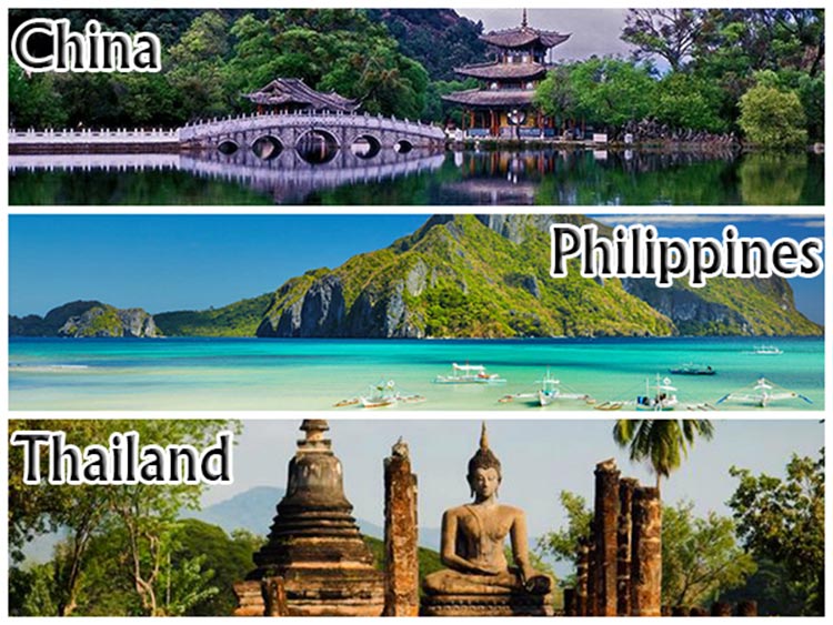 Dating destinations in China, Philippines and Thailand