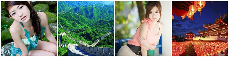 Great Wall and the ladies of China