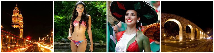 the natural beauty of Mexico and Mexican girls