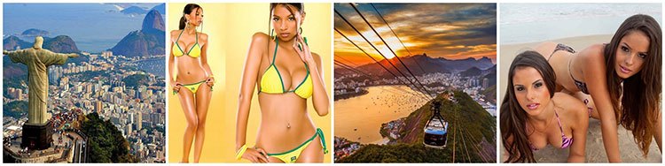 tourist spots and the women of Brazil