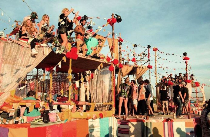 Full Moon Party in the 1980s