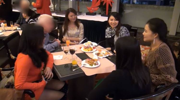 Chinese brides at a China romance tour