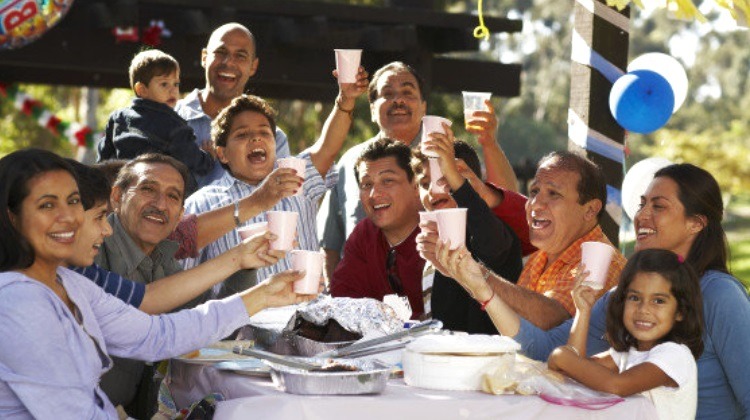 latin family get together