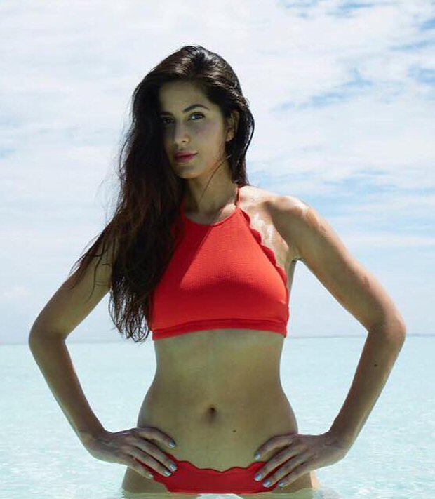 Katrina Kaif sexy red bikini