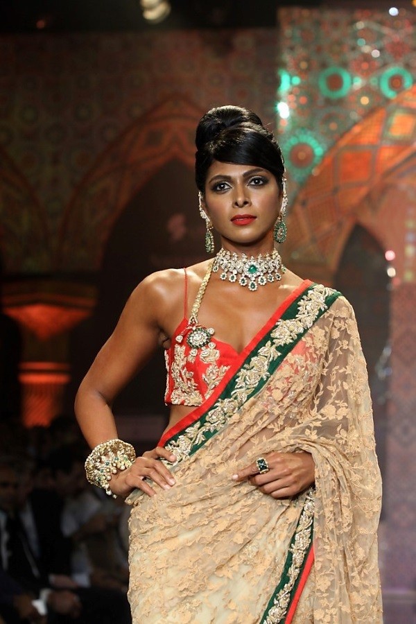 Top 20 Hottest Indian Women 66 Nina Manuel traditional attire