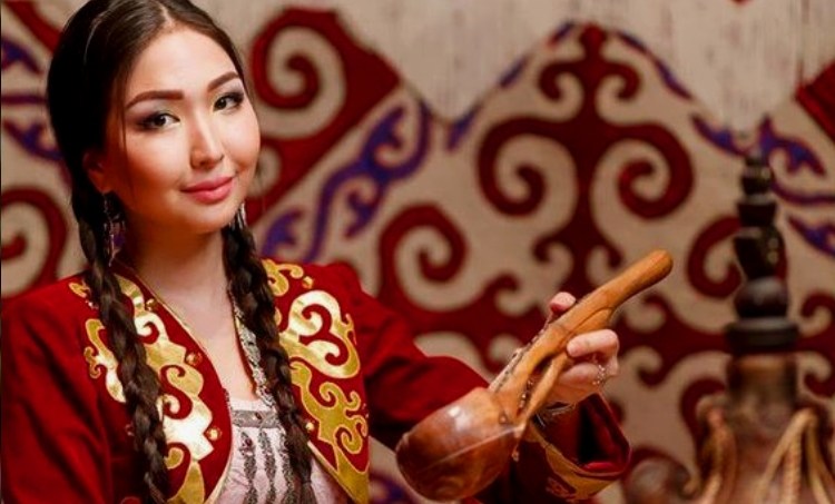 beautiful kazakh woman