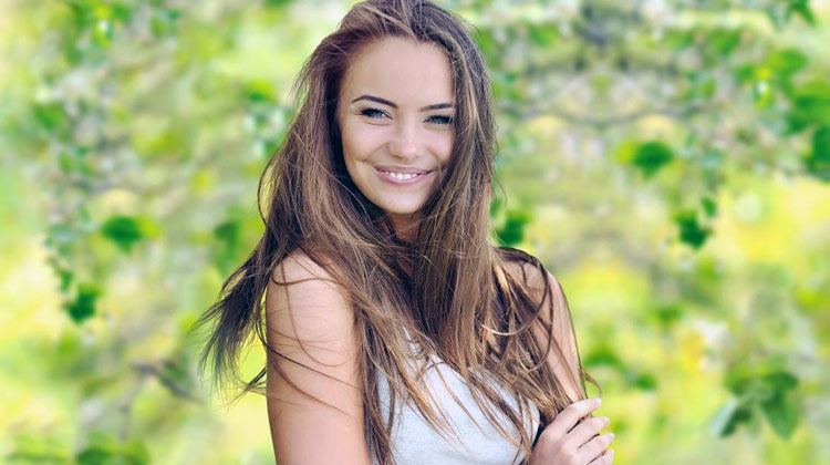 friendly smiling Czech girl