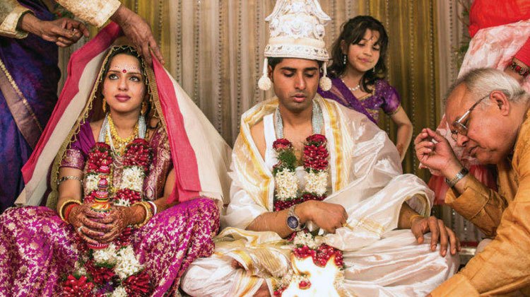 Indian couple arranged marriage