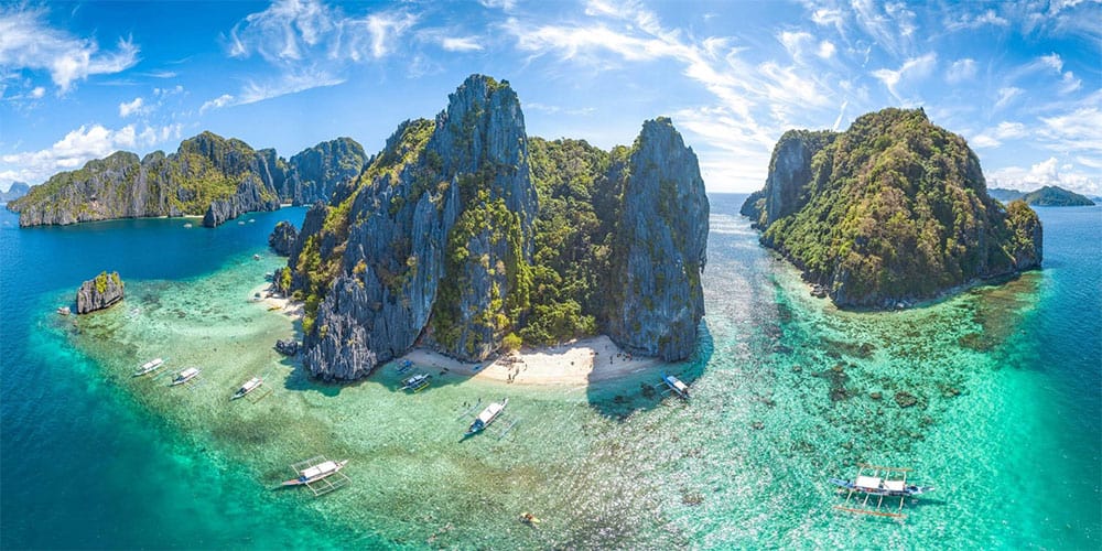 a beautiful beach in Palawan, Philippines